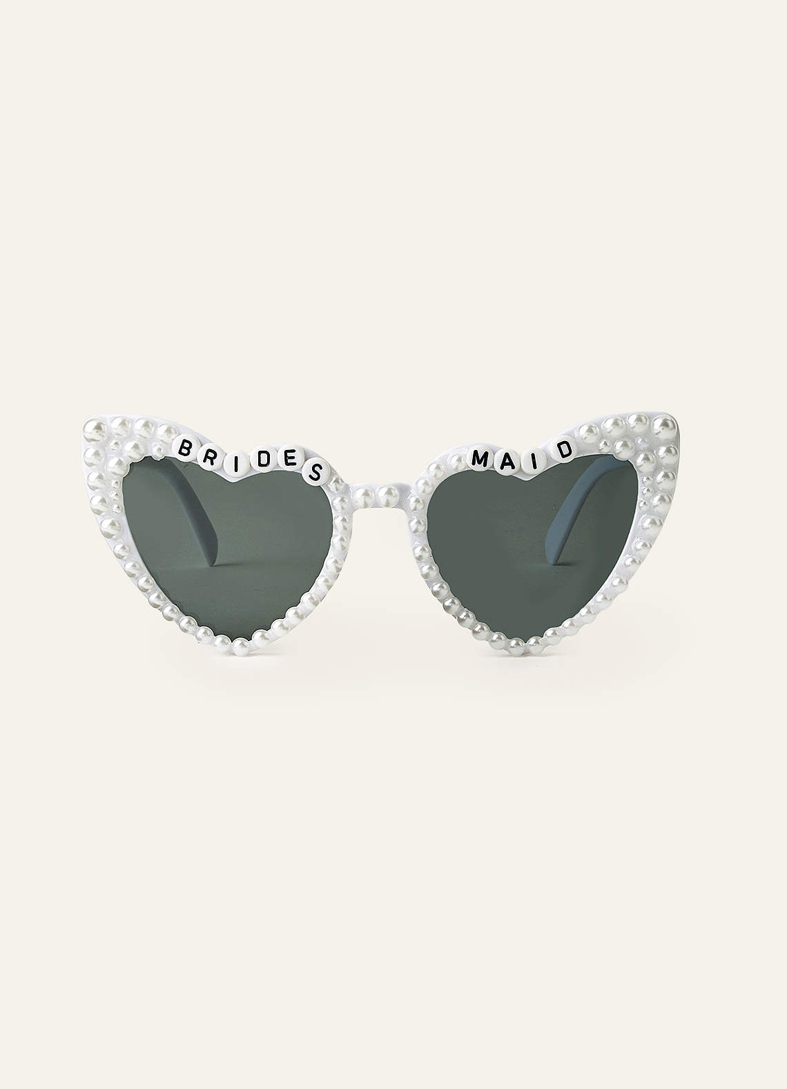 front 3 Pack Pearl Heart Photo-Ready Sunglasses