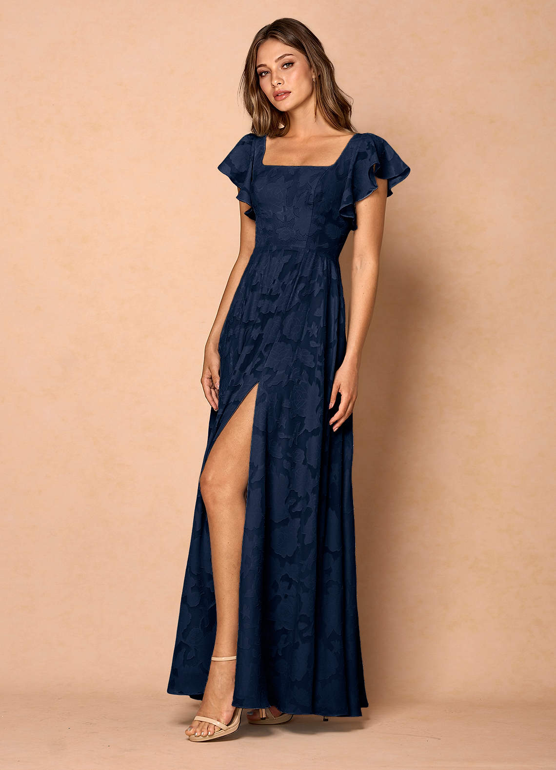 chinese dress ladies Gabriela Hearst Amaryllis Lace-Trimmed Maxi Dress main image 0