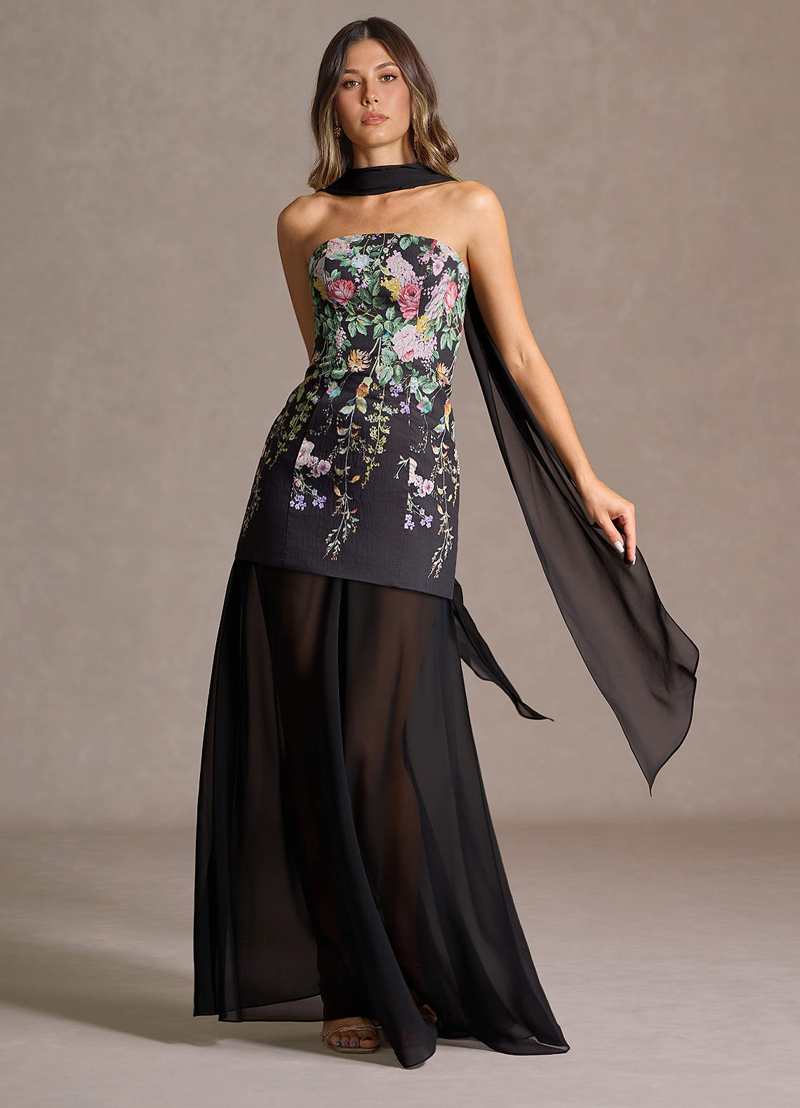 Undra Black Multi Maxi Dress image1