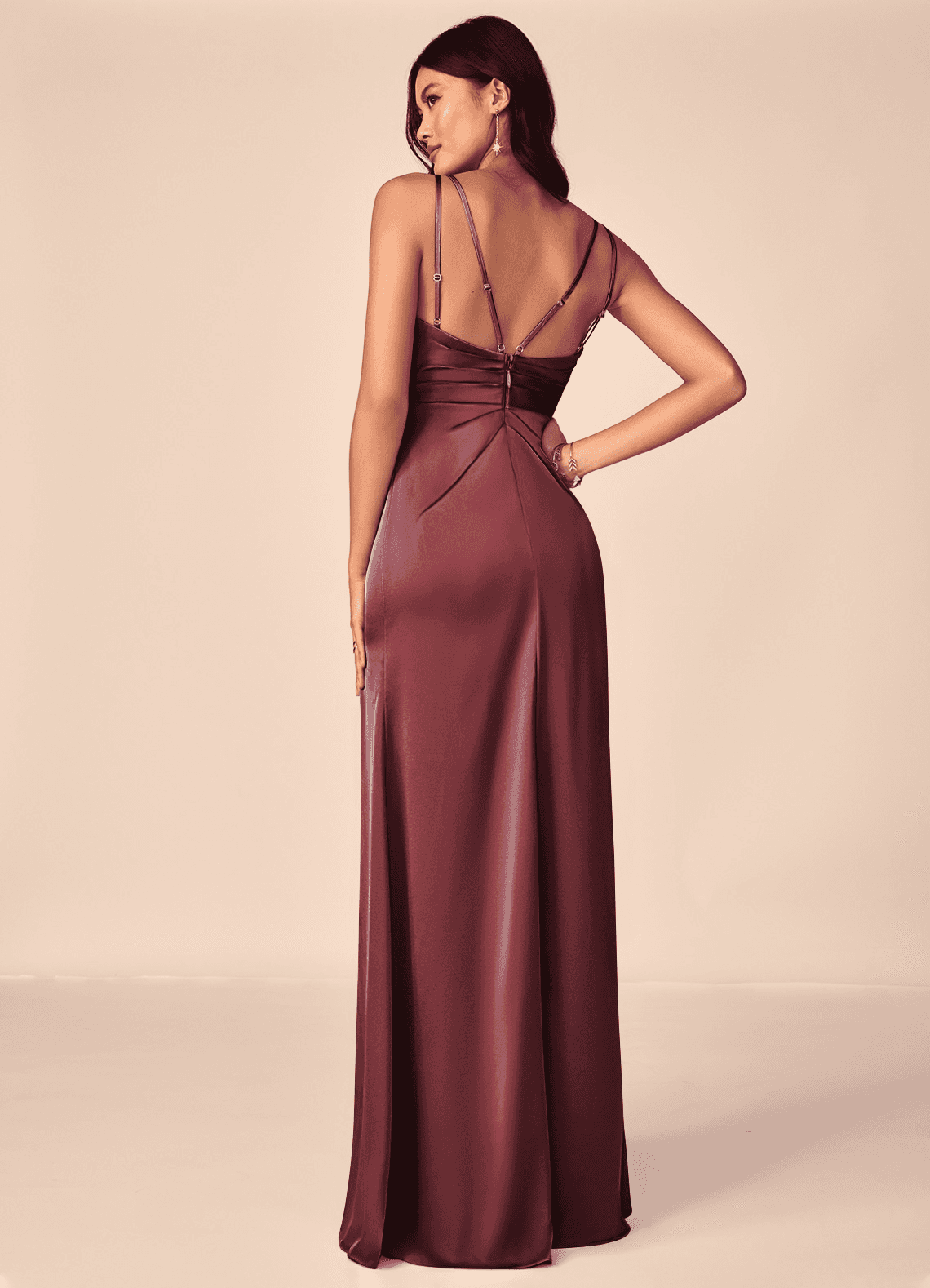 aqua and red dress Aqua Bloomingdale's Pleated Gown by Aqua Bloomingdales