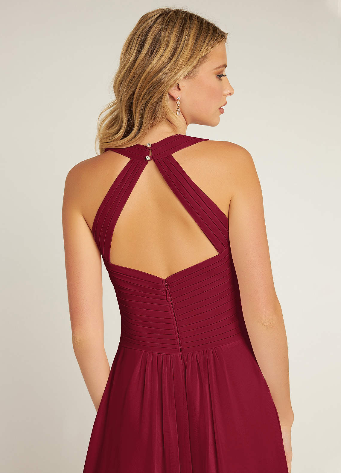 Azazie Claudia Burgundy Bridesmaid Dresses Azazie