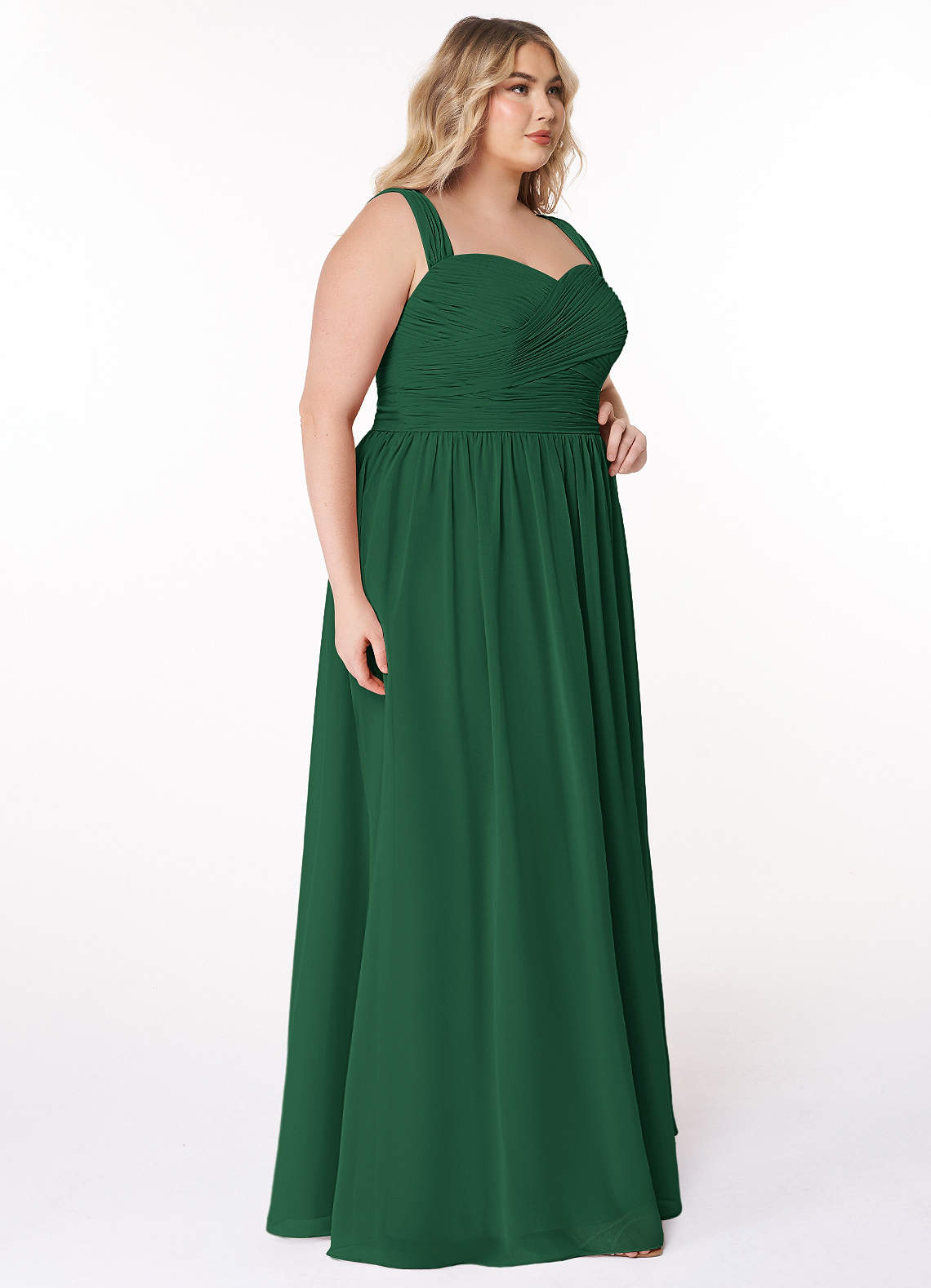 dark green bridesmaid dresses plus size Plus Size Emerald Bridesmaid Dresses