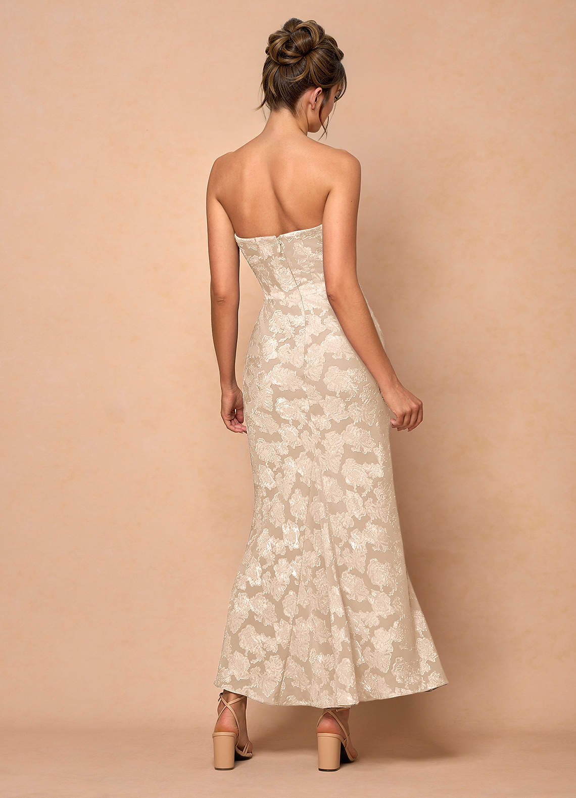 knee length dresses for ladies House of Cb 'Aiza' Floral Print Maxi – MZ.RENTING main image 0