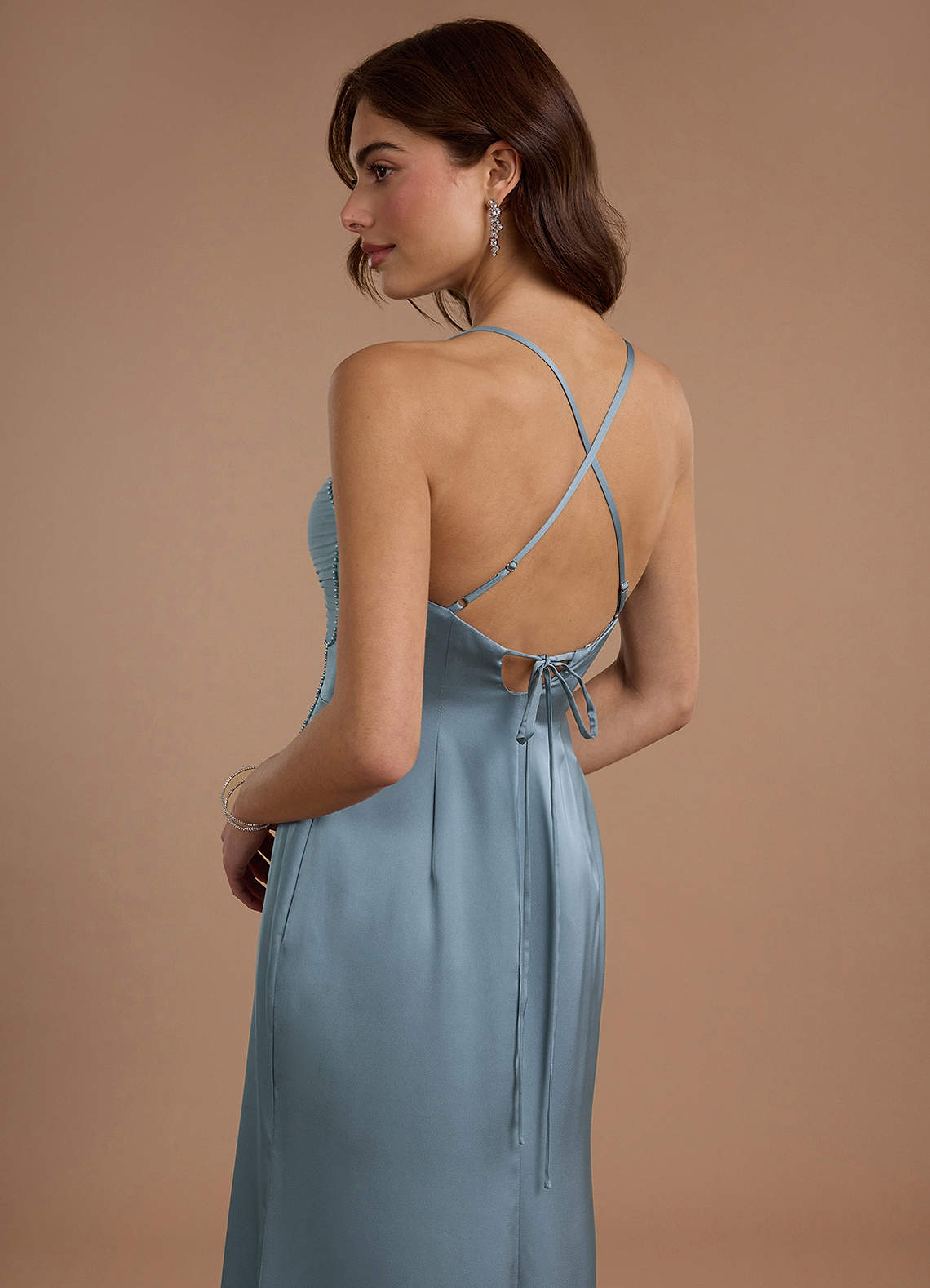 Maxi jurk Eri Poederblauw image6