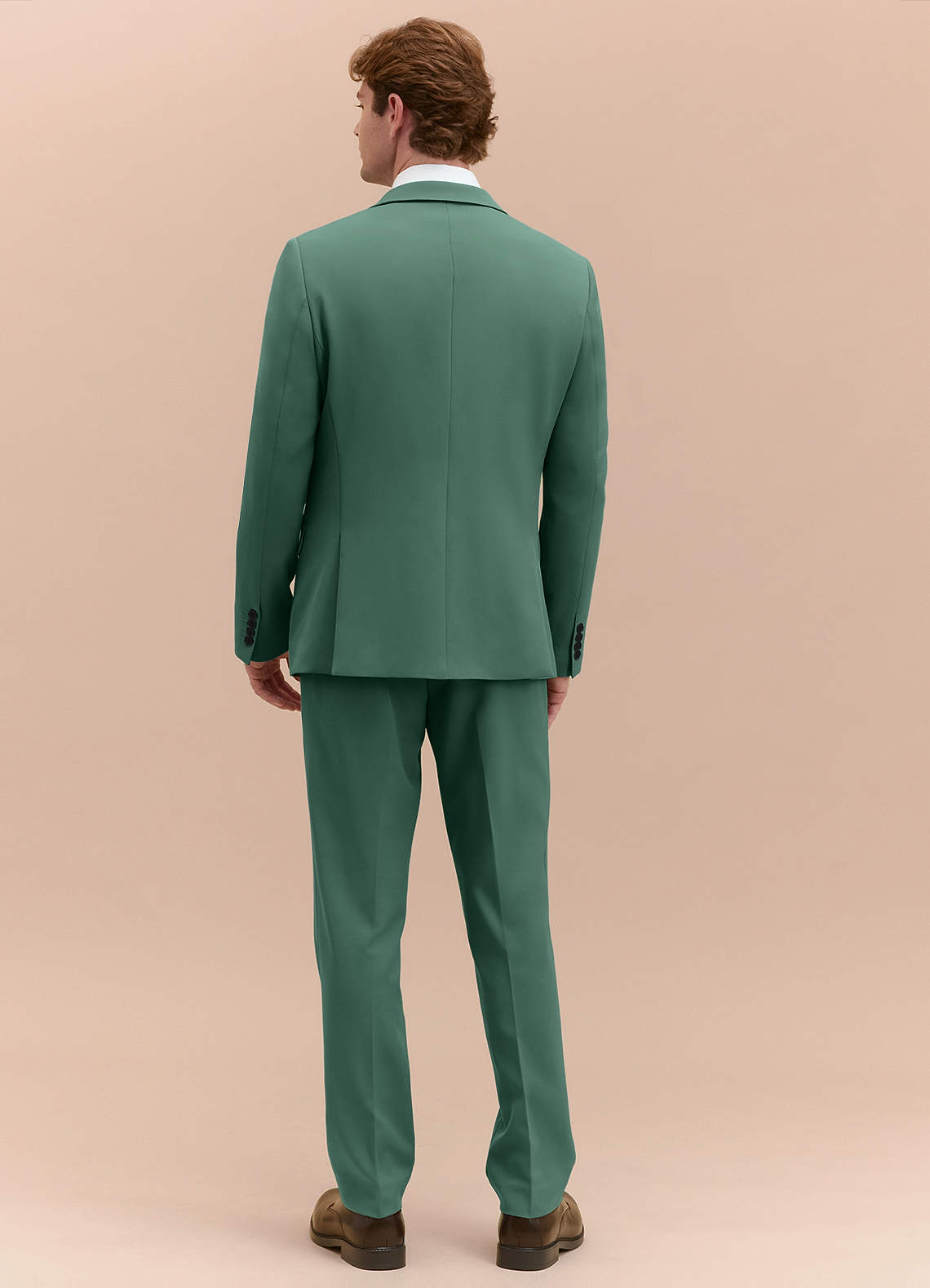 James Eucalyptus Structured Stretch 3-piece suit | Suit Sets |Azazie