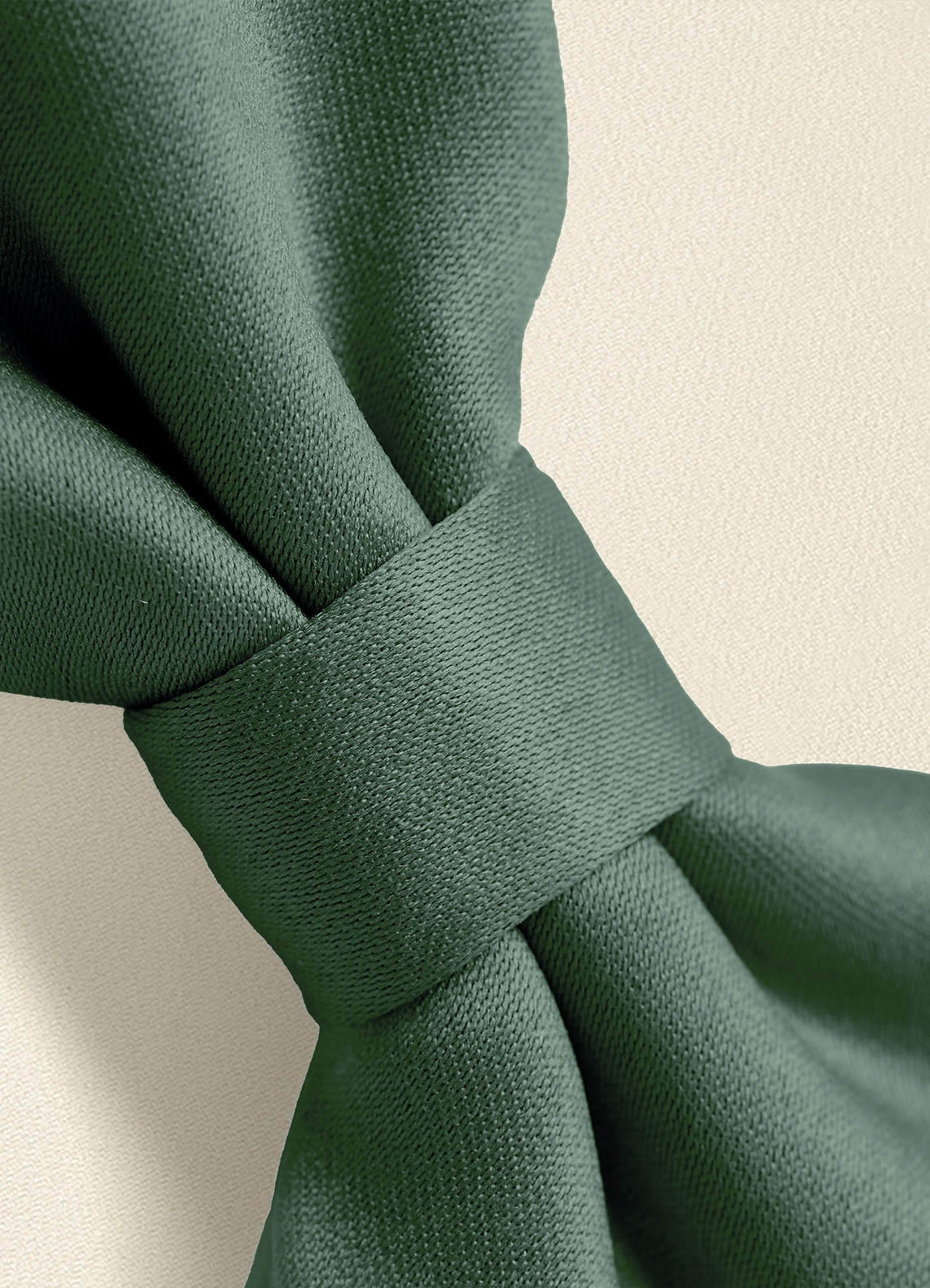 front Matte Satin Bow Hair Clip Set