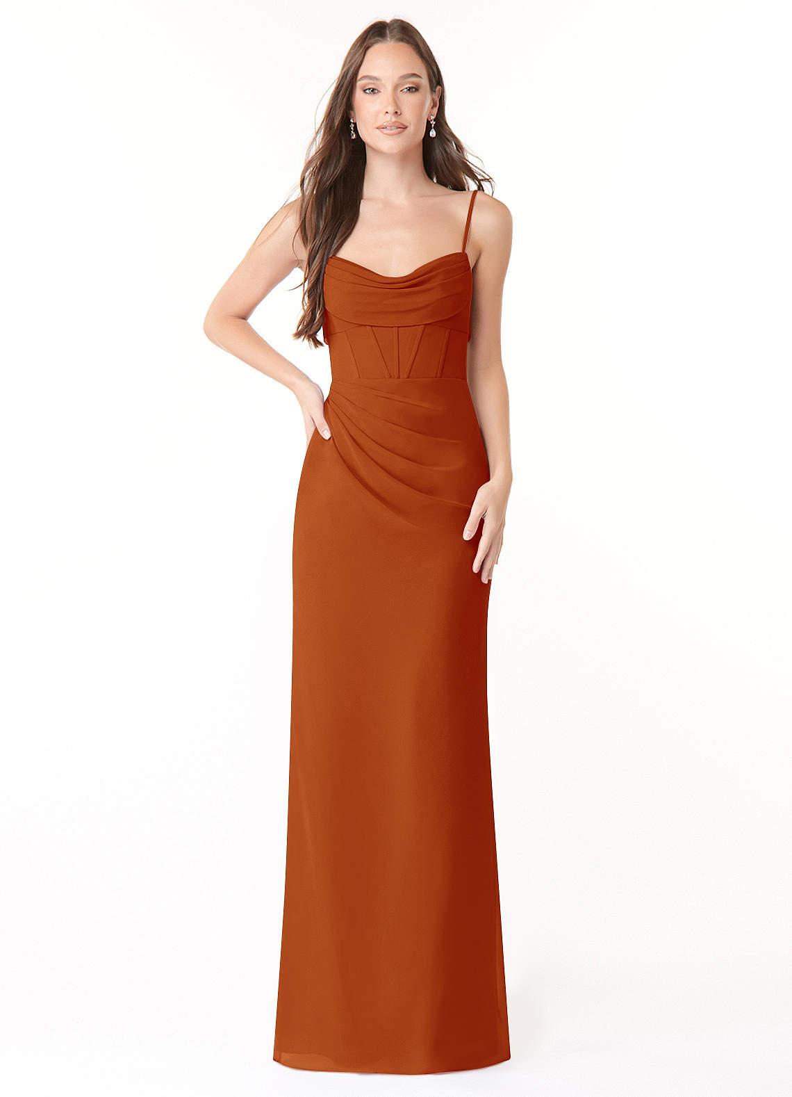 Paprika Azazie Mai Bridesmaid Dresses Azazie
