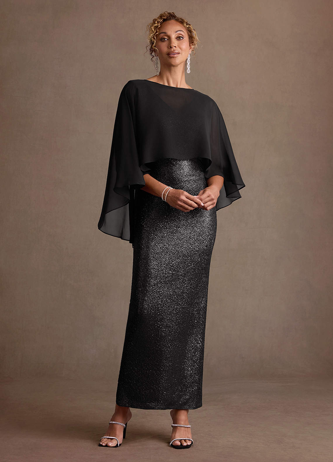 black metallic knit dress Azazie Marlene Column ff::eta::889047969545_2026-09-30