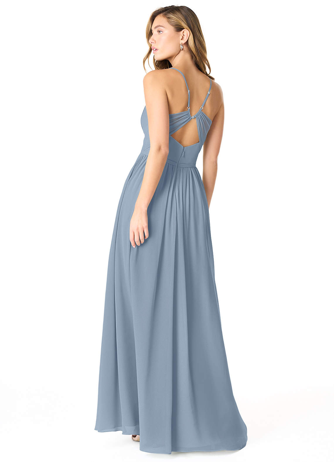 Azazie Cora Dusty Blue Bridesmaid Dresses | Azazie