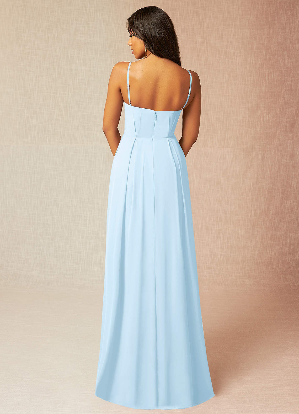 Sky Blue Azazie Kyedae Bridesmaid Dresses | Azazie