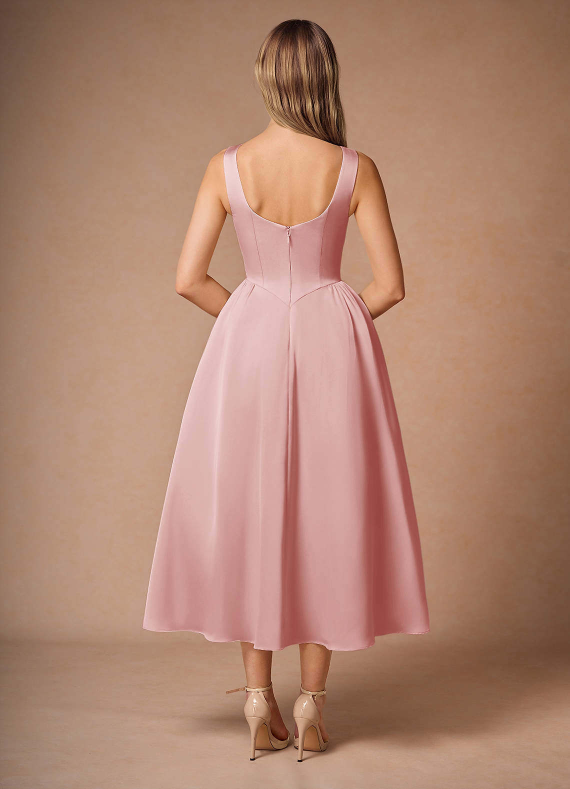midi formal pink dresses for women Midi Dresses Hadid Midi Dress Pink Size 10 main image 1