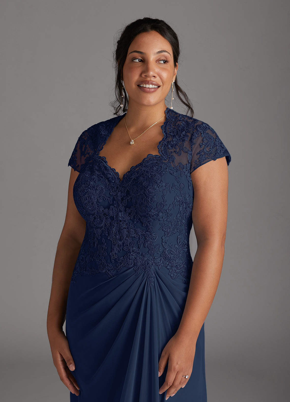 maternity dress lace Black Lace Maternity Gown For Photo Shoot- Rose Gown XL