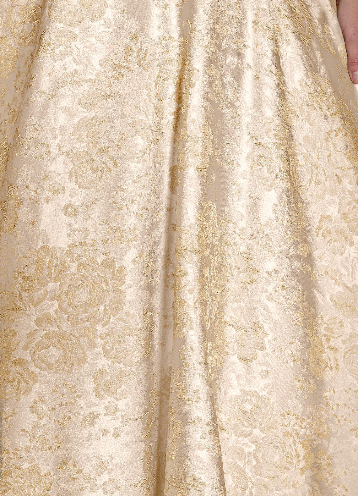 Melusine Vintage Champagne Midi Dress | Azazie CA