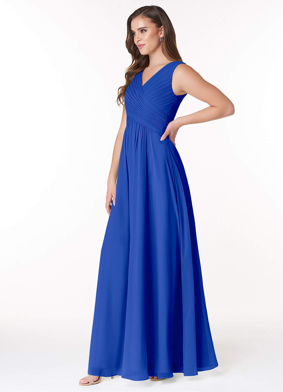 azazie royal blue bridesmaid dresses Flora Be there for your