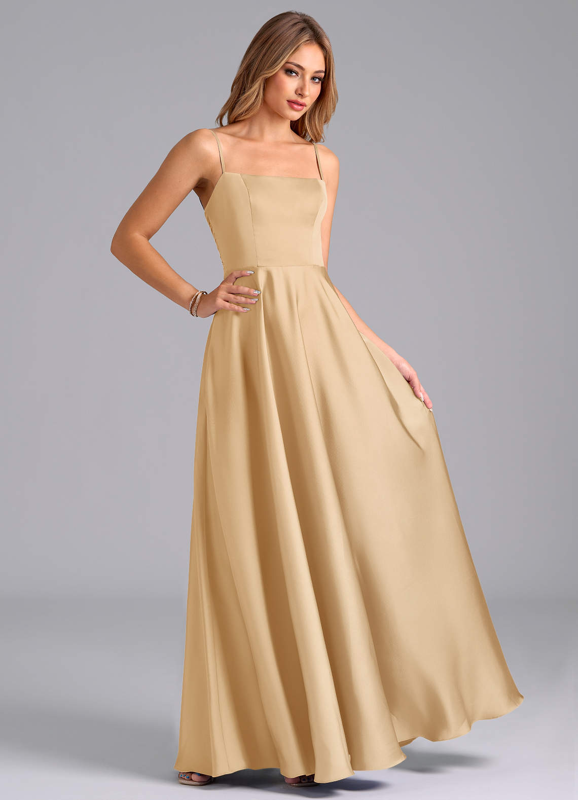 fancy elegant gold bridesmaid dresses Custom Size(leaving us a note) / Picture Color-Gold / D