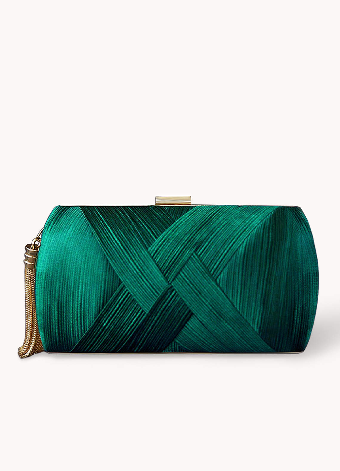 Dark green clutch online