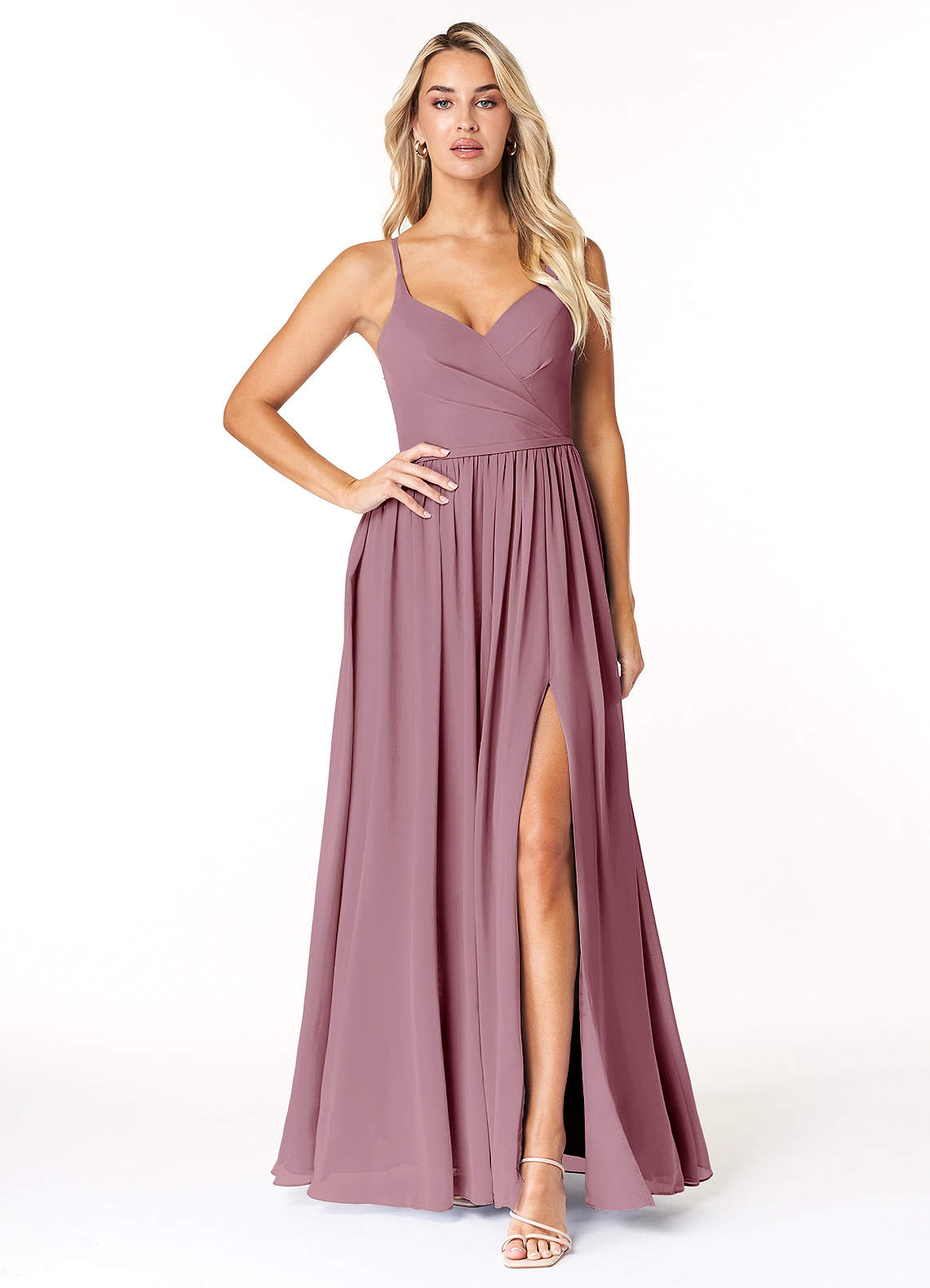 Azazie vintage cheap mauve