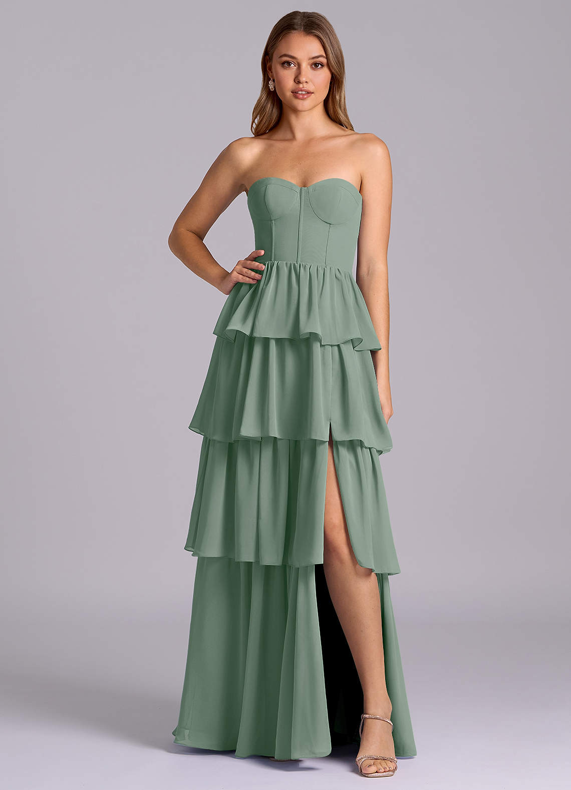 sage color bridesmaid dress Green Mismatched Tulle Dresses UK | AU Size:22 ProductDraft-Jan26 Basque Waist Corset Blue 4% Elastane