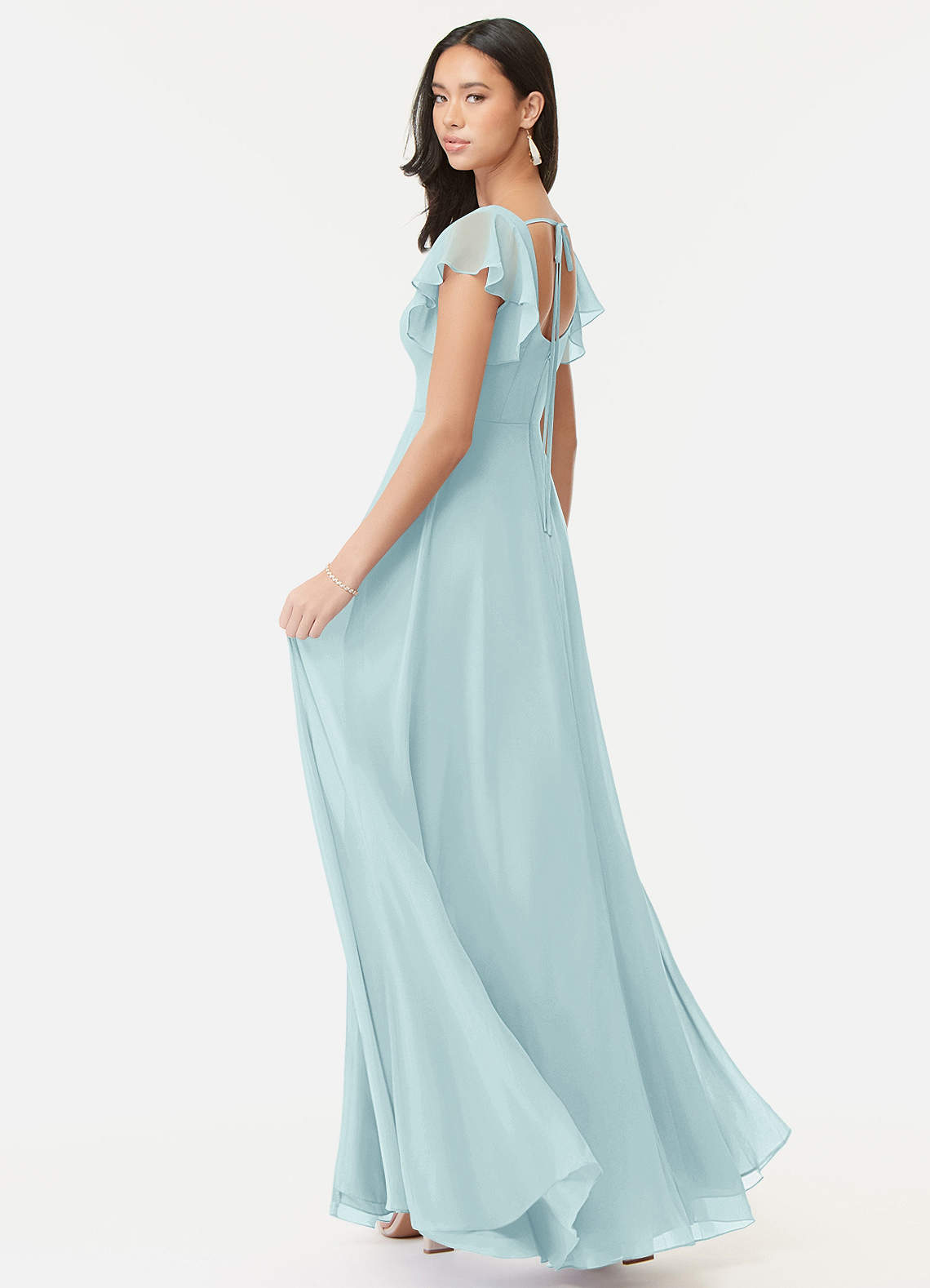 dark blue navy dress Navy Satin Long Prom Dress, Elegant Off the Shoulder Party Dress fg764 –  formalgowns main image 1