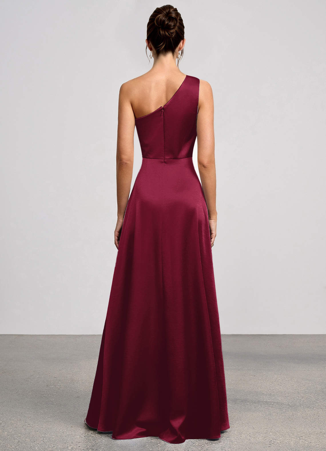 Eulalie Bundundy Luminous Satin Maxi Dress image2
