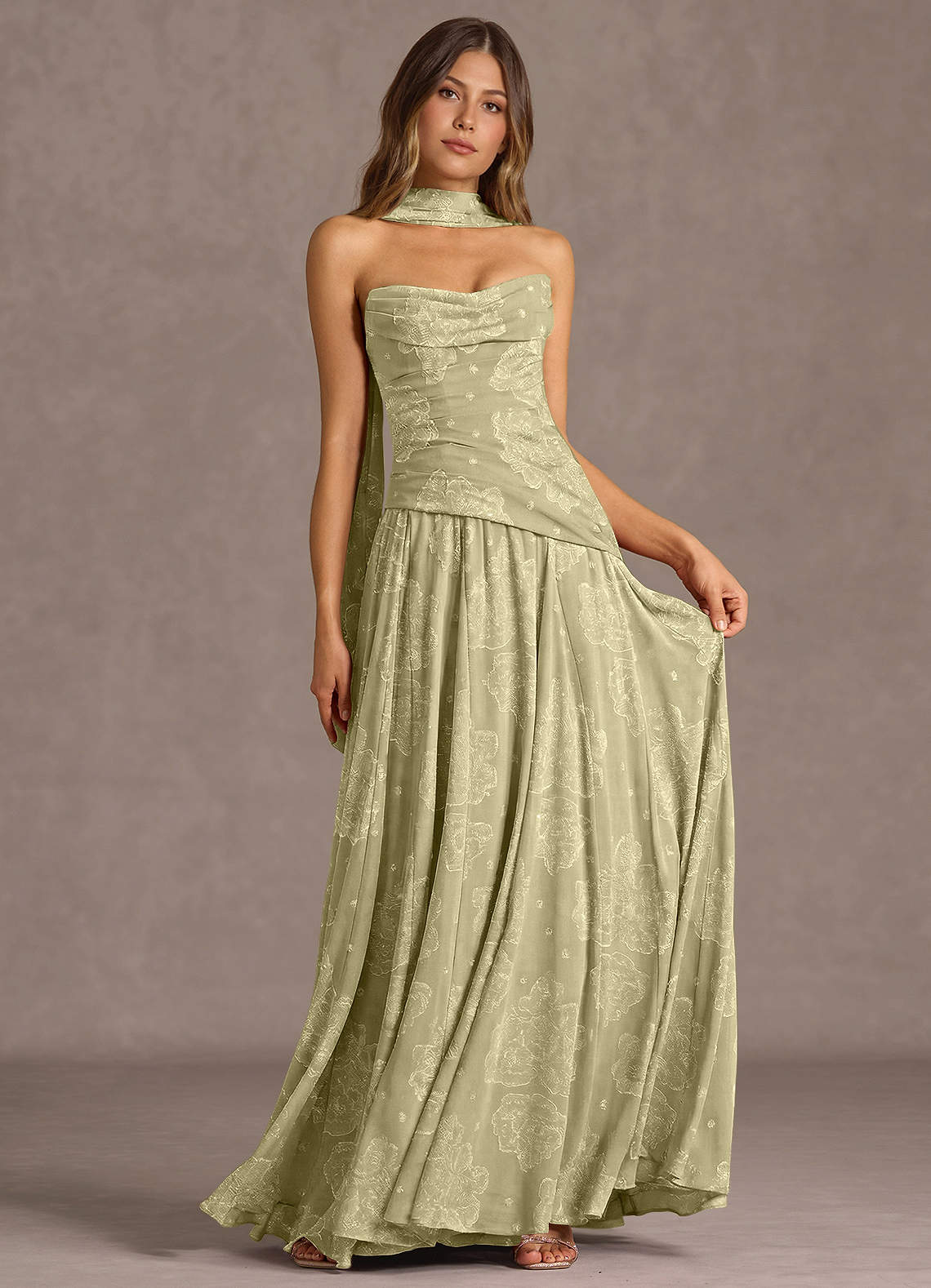 green emerald velvet dress Product | Alexis Dress main image 1