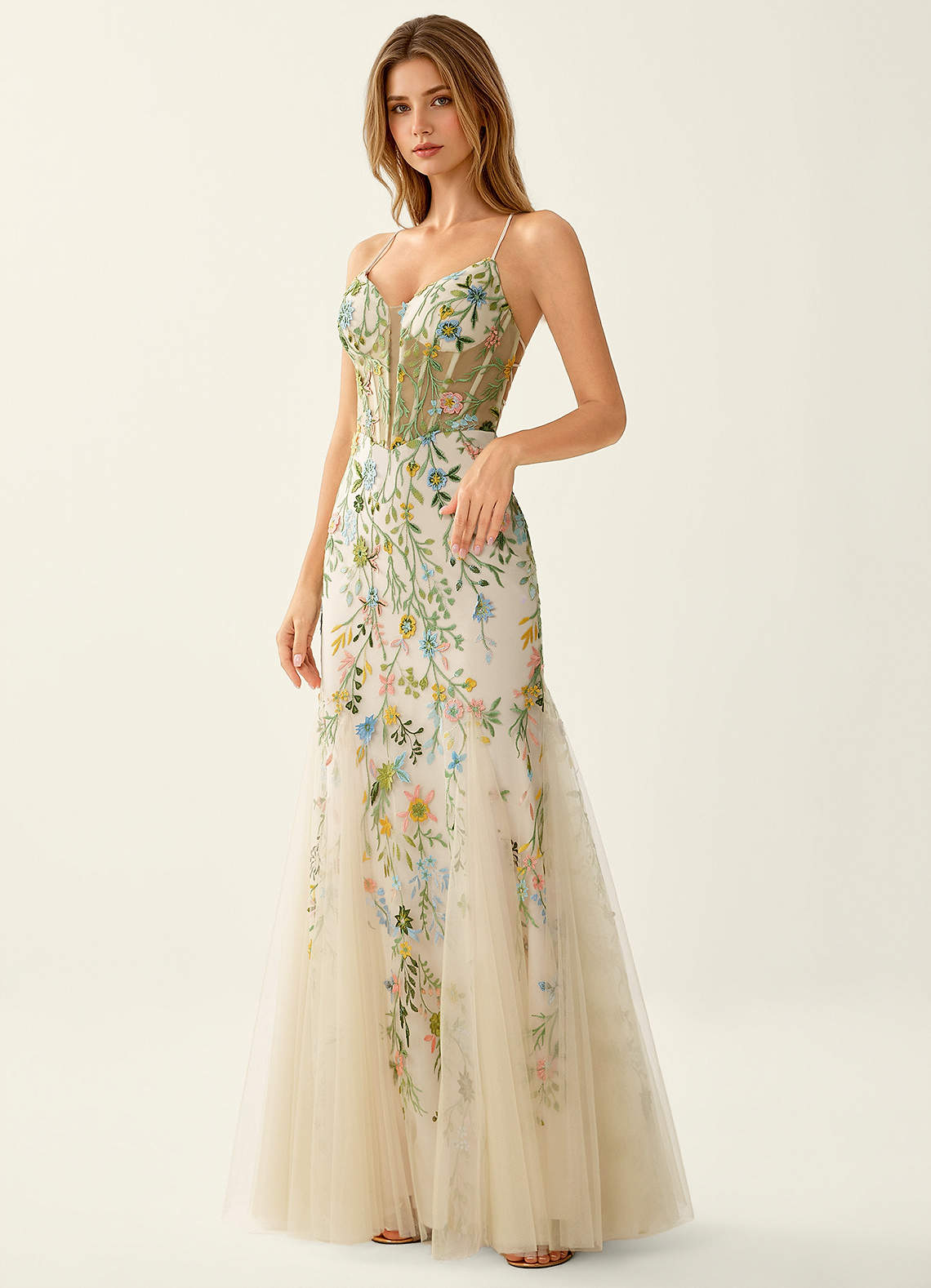 Linnea Skin Tone Lace Mermaid V-neck Prom Dress Prom and Homecoming Dresses | Azazie AU Linnea Skin Tone Lace Mermaid V-neck Prom Dress Prom and Homecoming Dresses | Azazie AU