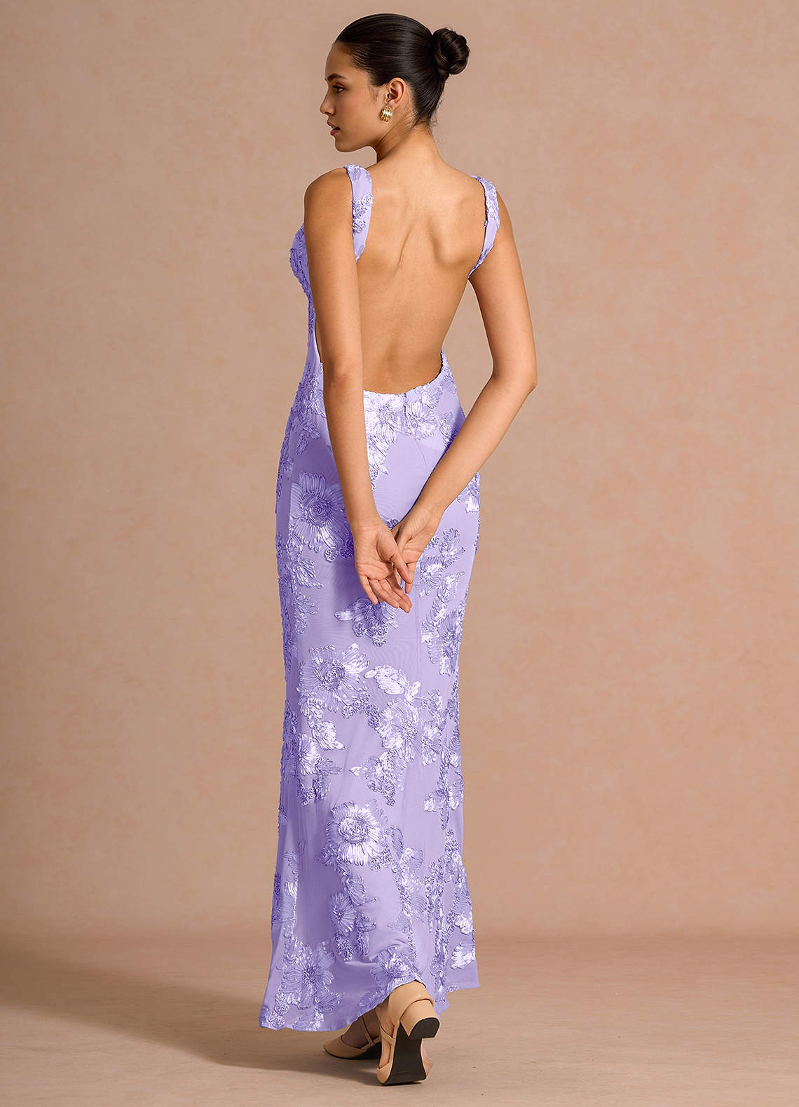 backless purple maxi dress Jluxlabel Women's Midnight Romance Maxi Dress