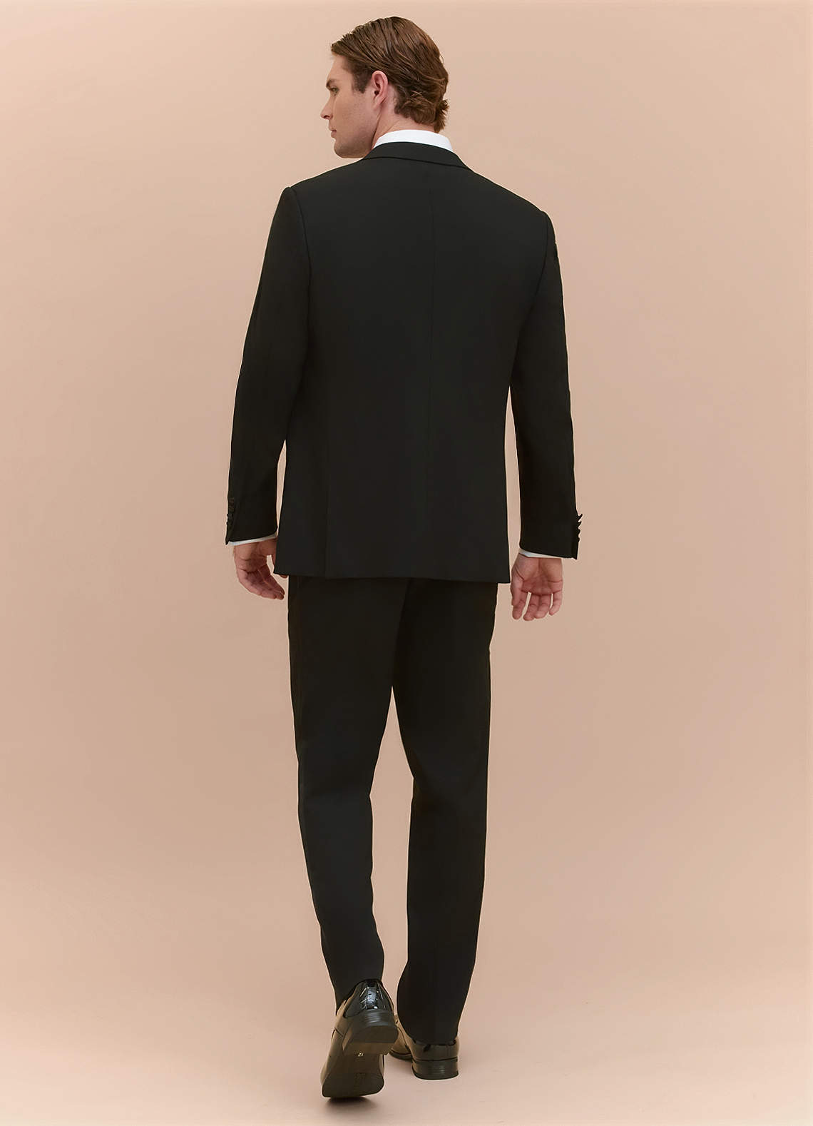 front Hudson Black Peak Lapel Tuxedos Jacket