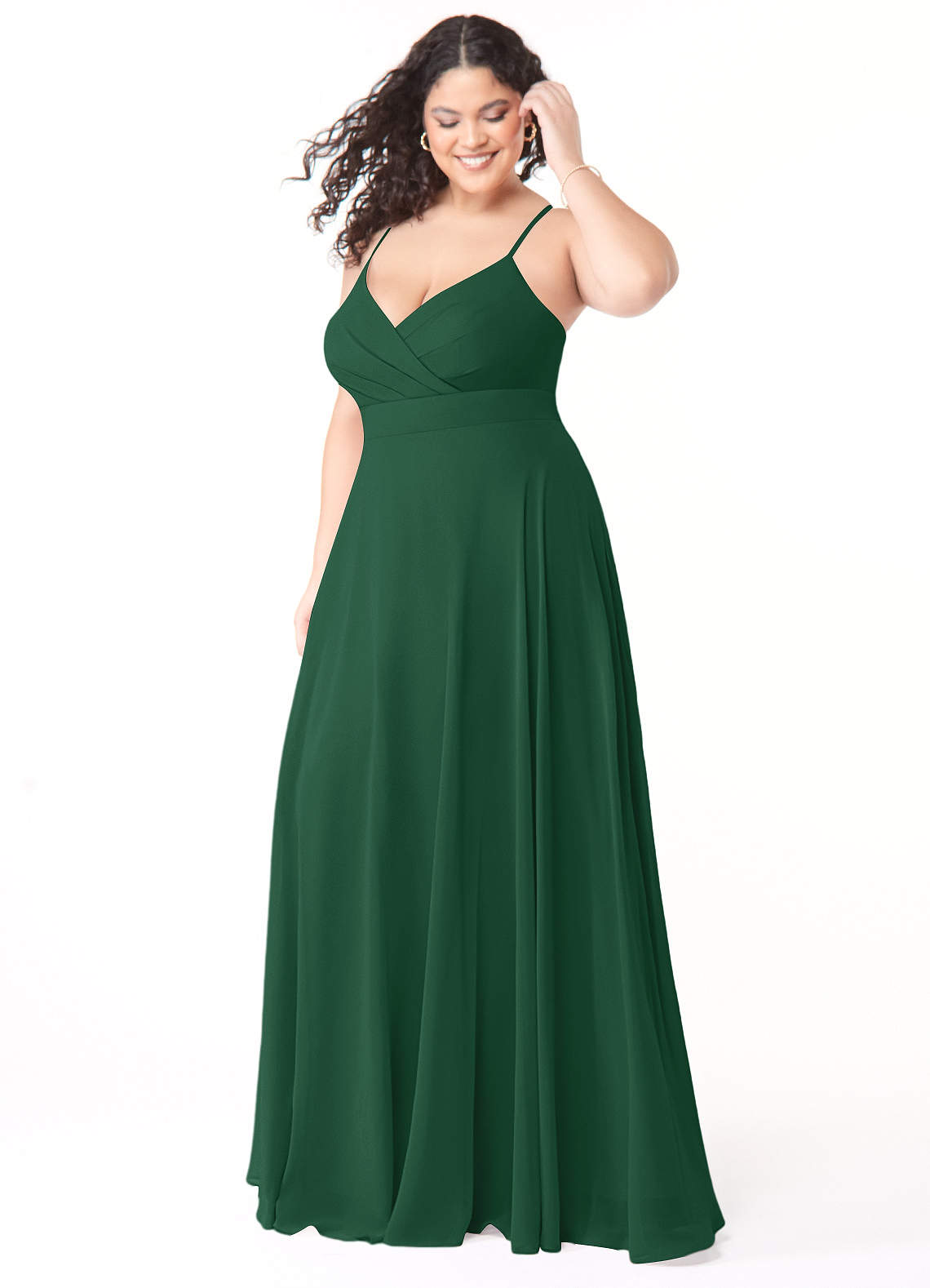 princess polly baby blue dress Emerald Green Bridesmaid Dress - Multiway Wedding Guest Dress Mermaid main image 1
