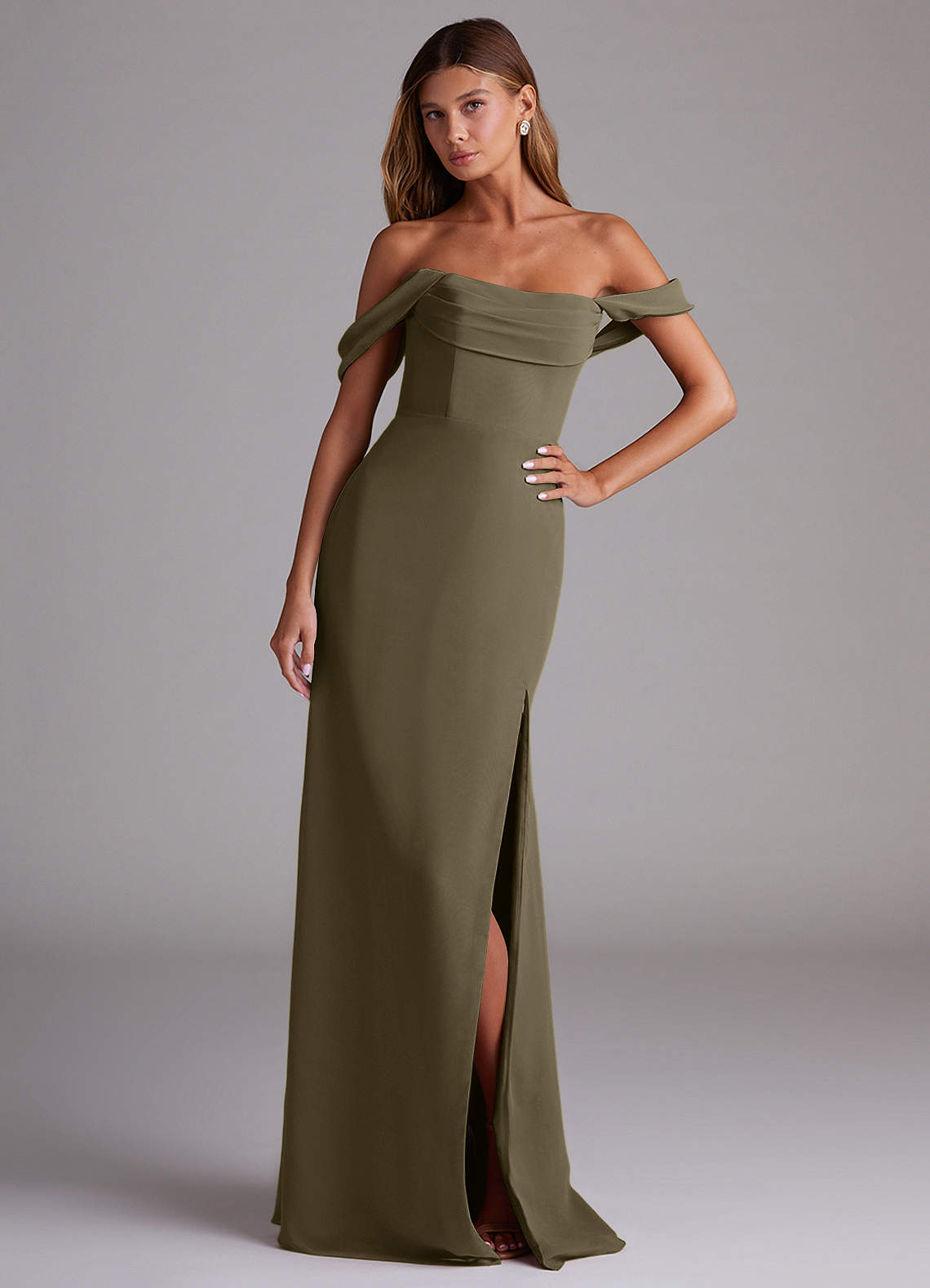 willow green bridesmaid dresses Azazie Capri