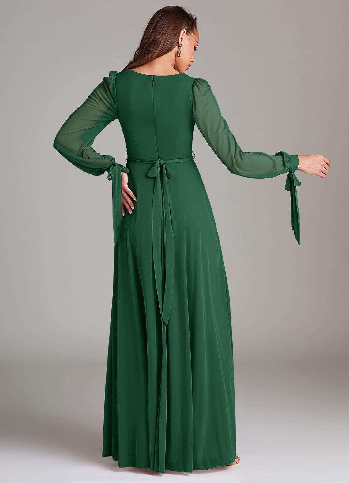 green long sleeve mesh dress be right there mesh dress // green *zoco exclusive* xxxlarge main image 1