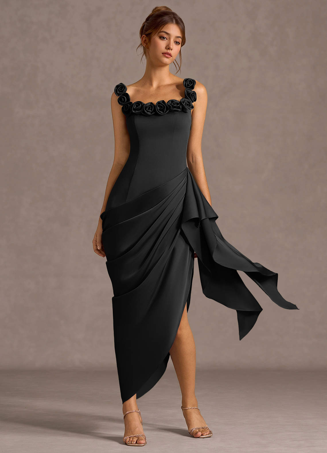 Cerina Black Maxi Dress image1