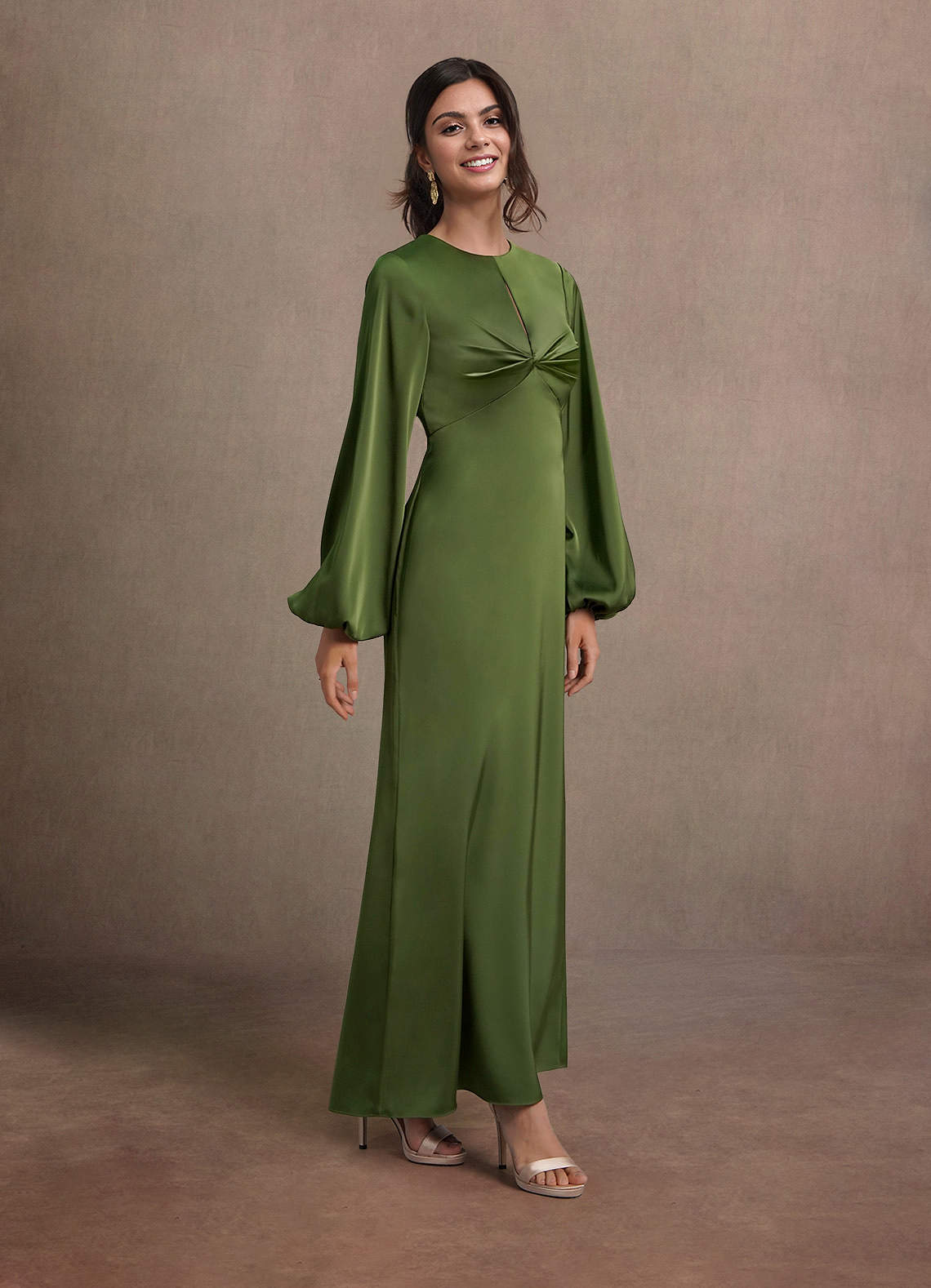 Garcelle Olive Green Maxi Dress Maxi Dress image1