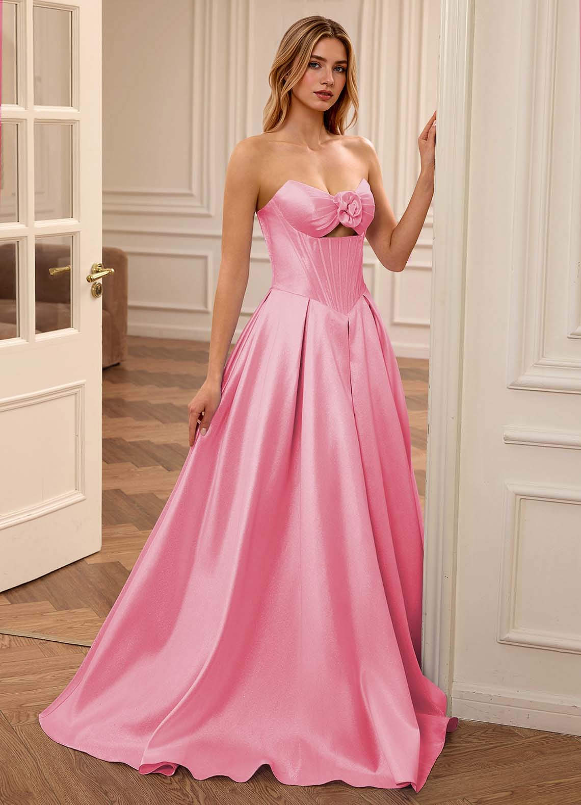 sachin and babi light blue dress Sparkly Pink Corset Detachable Short Sleeves Sequins Tight Short Homec   27dress