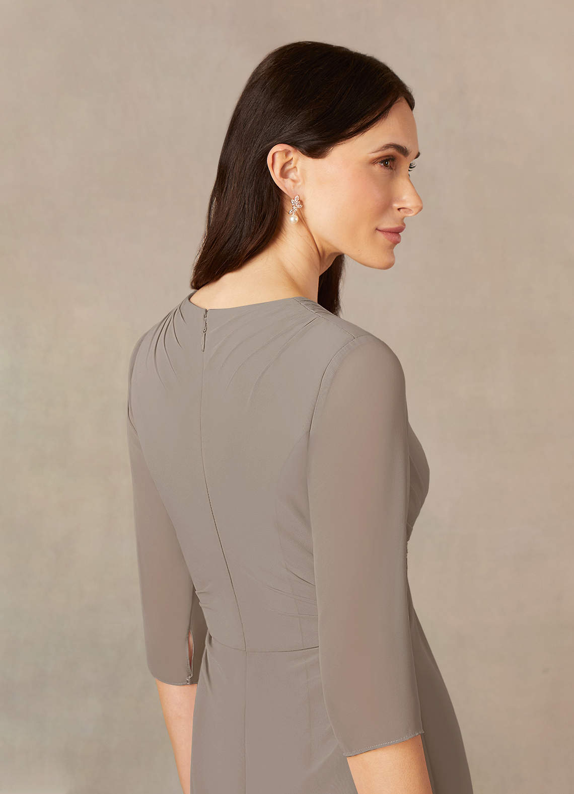 knee length dresses for ladies Elevate Your Style with the Jessica Dress: Classic Silhouette and Playful A- Line Skirt for Timeless Chic – Wedding Boutique main image 0