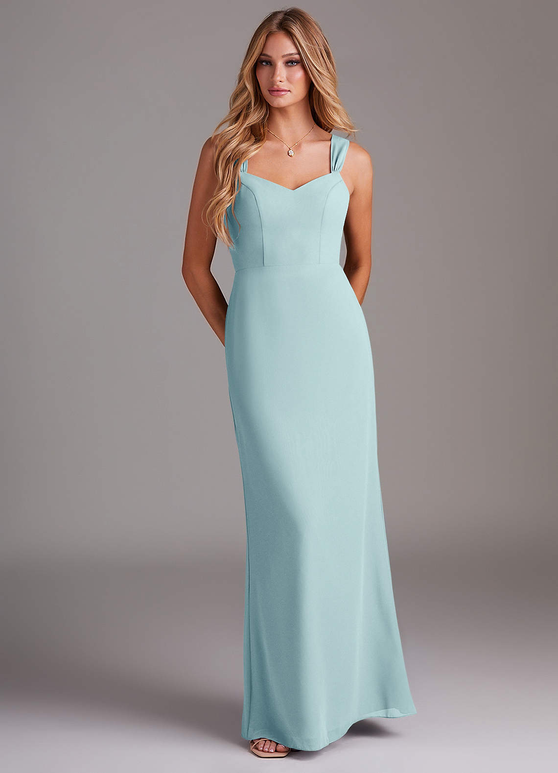 white christmas dresses La Femme - 28567 Deep V-Neck Sheath Simple Prom Gown with Slit 2 / Red main image 0