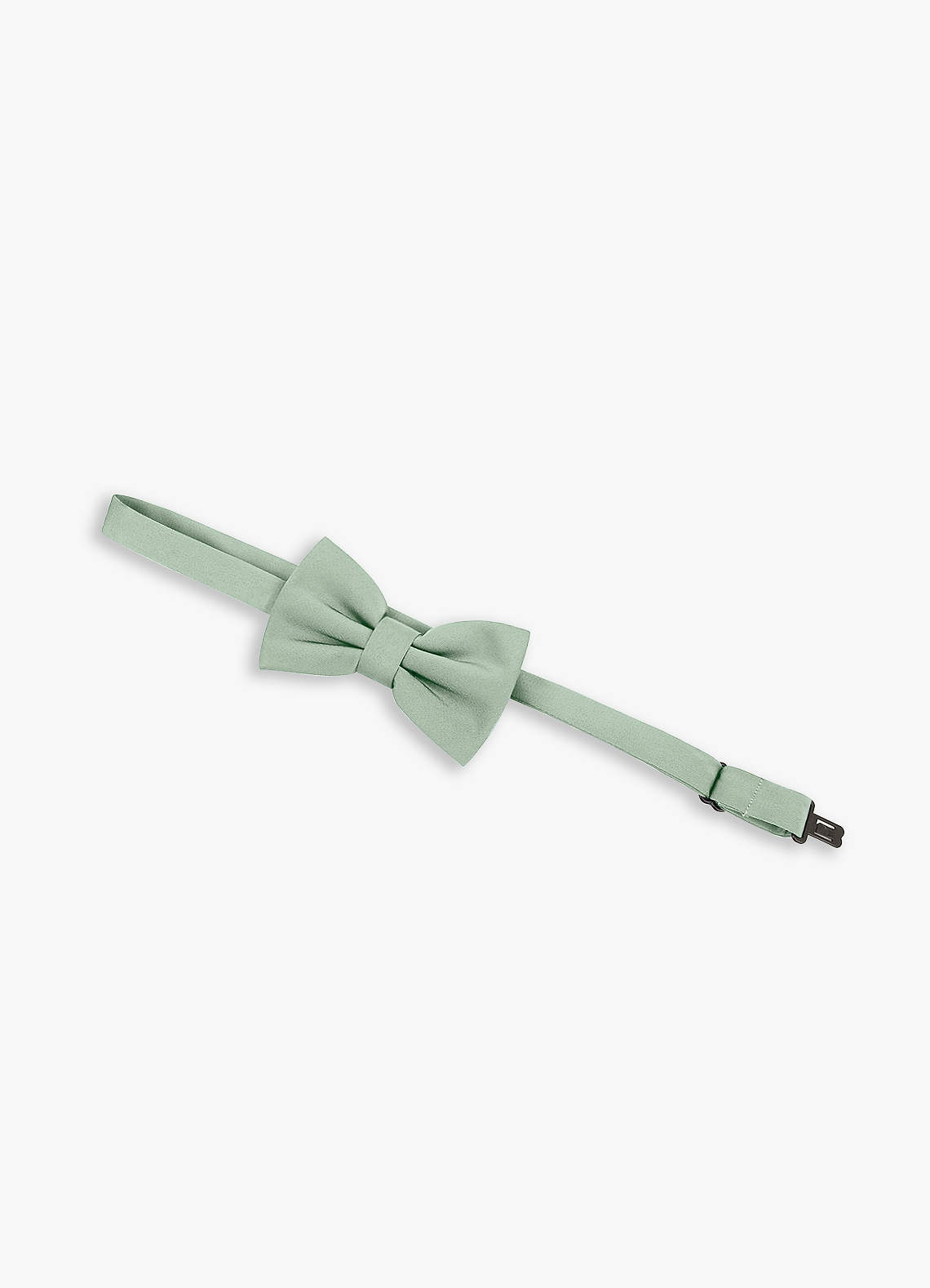 front Boy's Adjustable Stretch Satin Bow Tie