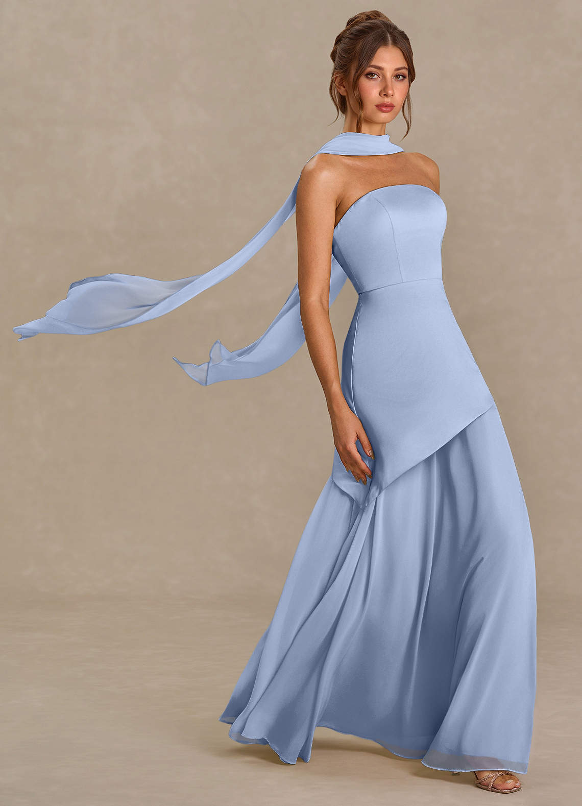 periwinkle formal dresses Sweetheart Neck Beaded Periwinkle Prom Dresses A Line Pageant Dresses for  Junior – SheerGirl main image 1