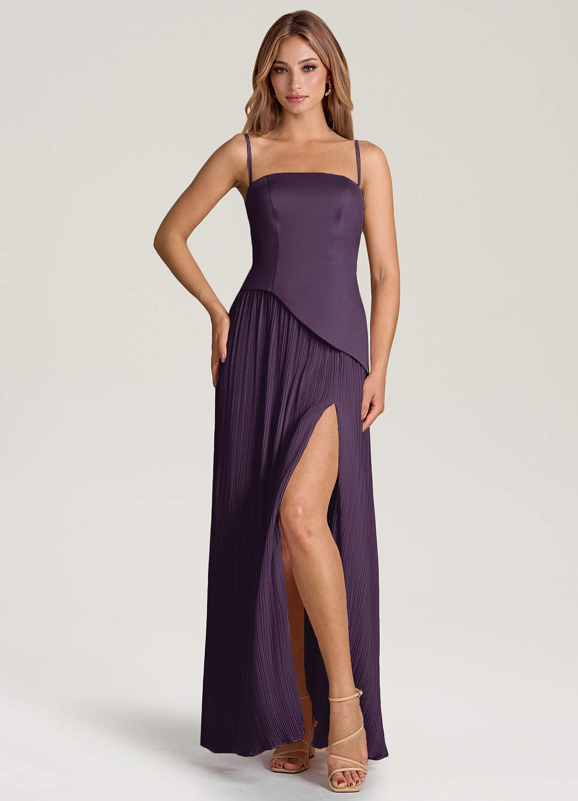 plum strapless bridesmaid dresses Plum Donna Morgan Strapless Bridesmaid Dresses