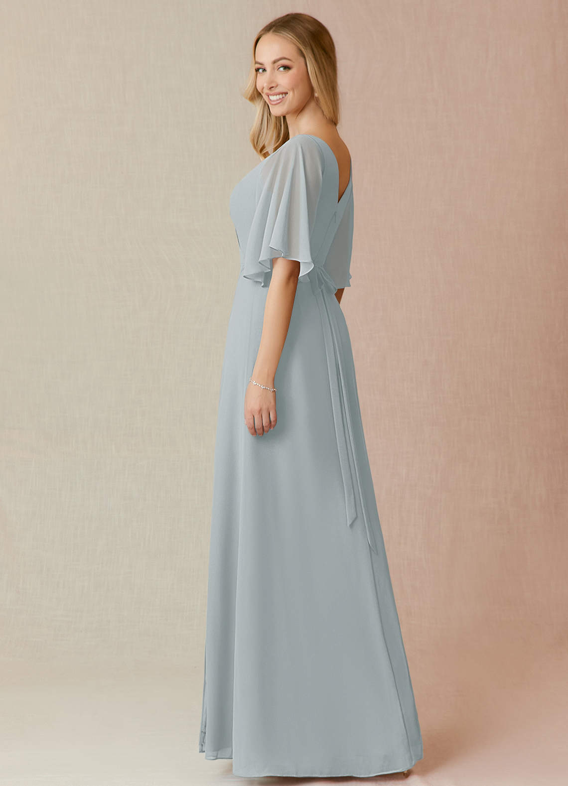 Azazie Cierra Dolphin Grey Bridesmaid Dresses Azazie