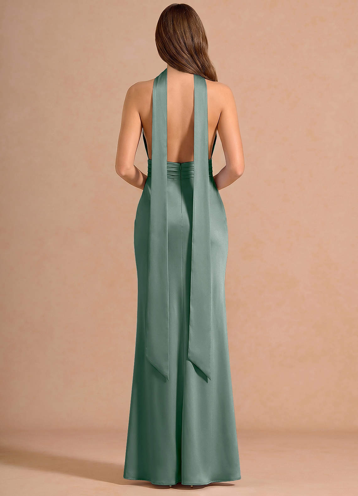 Linnea Vintage Sage Maxi Dress | Azazie Linnea Vintage Sage Maxi Dress | Azazie
