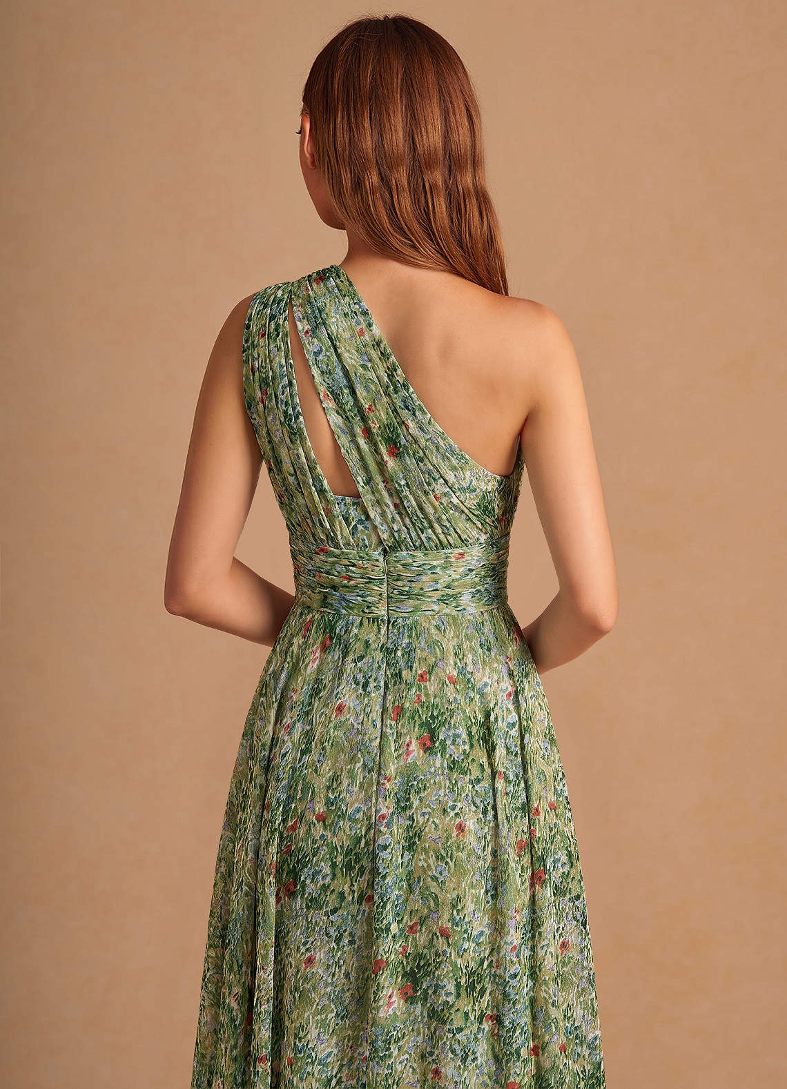 Noelle Green Floral Maxi Dress image5