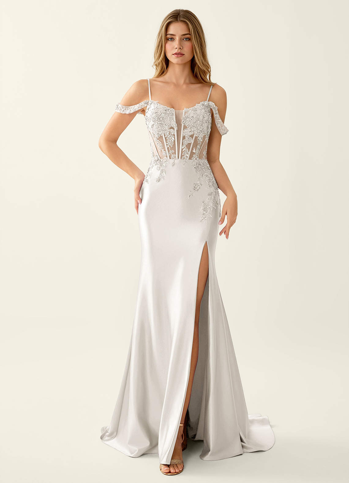 corset lace up back dress Faviana Illusion Lace-up Prom 11255 Red / 8 up corset back for customized fit Roxane White Lace Corset Lace