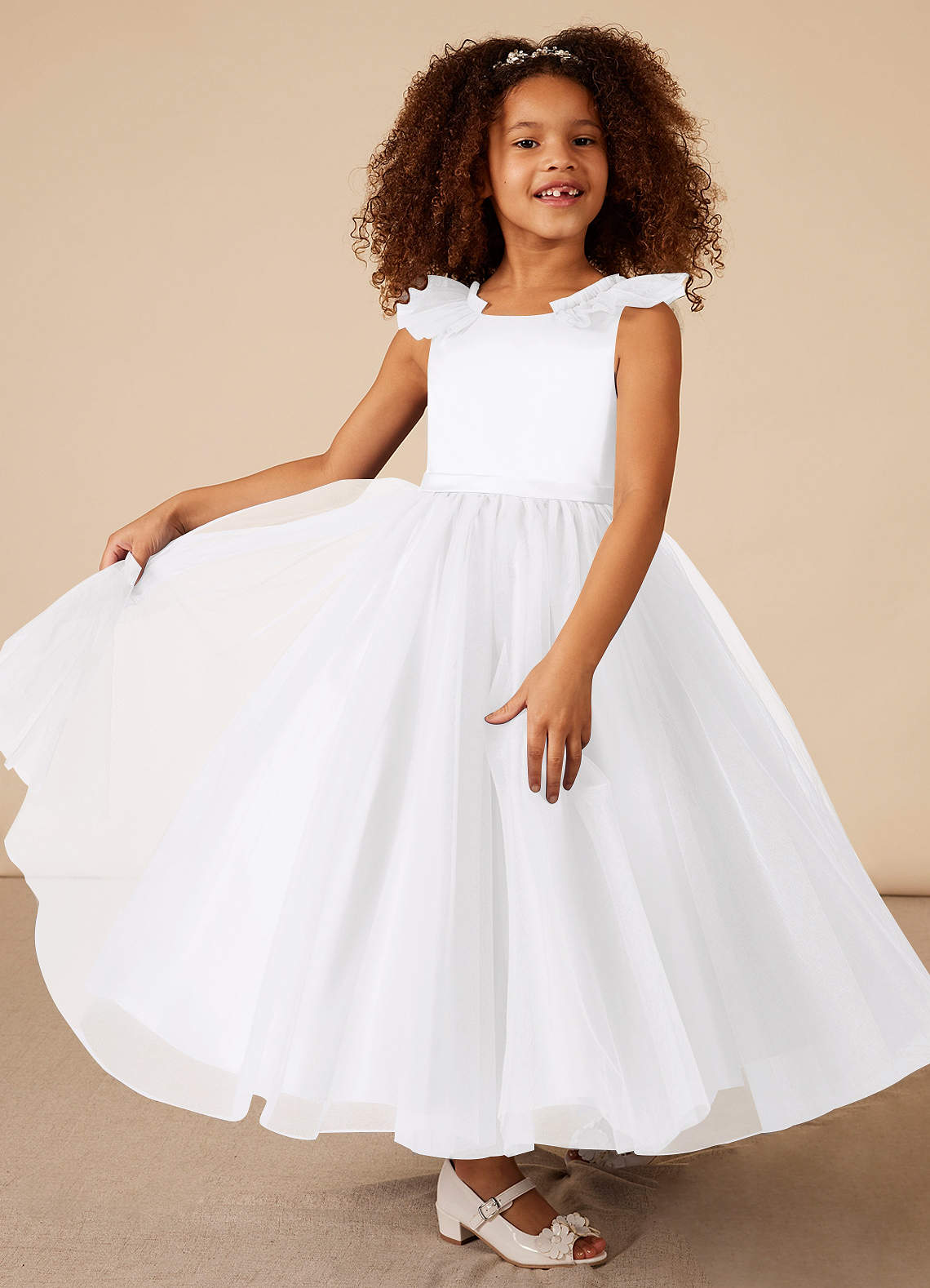 Ankle length flower girl 2024 dresses