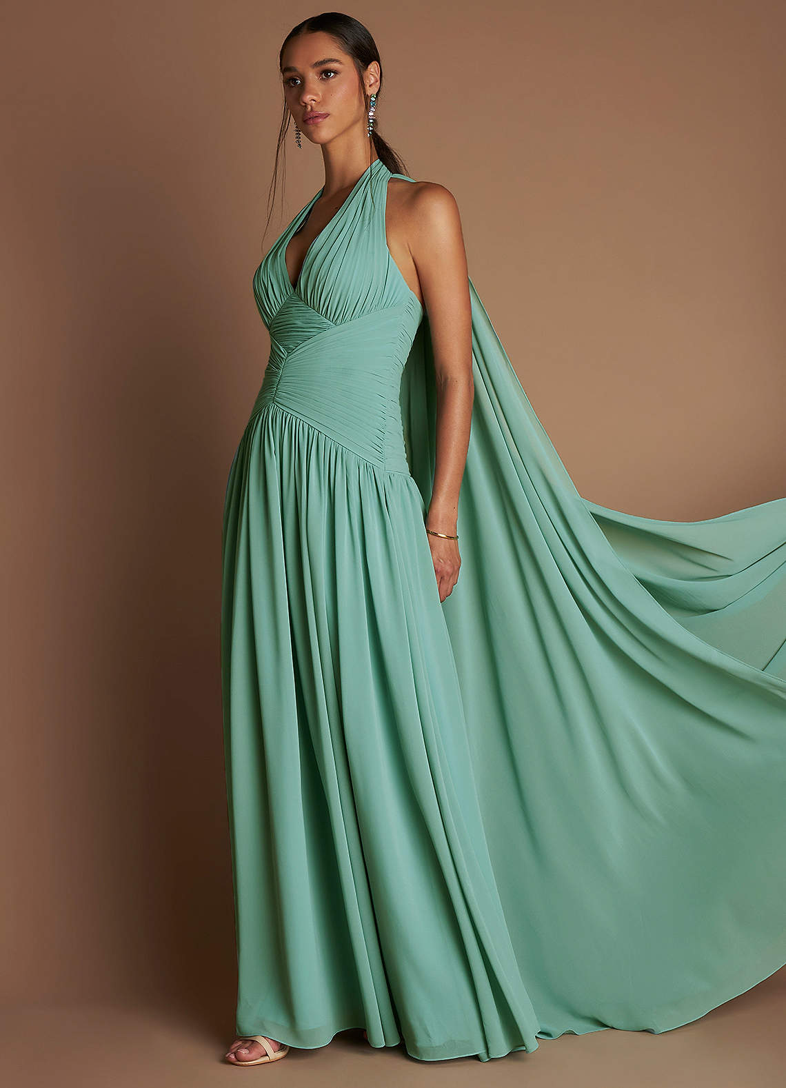 Femi Seafoam Maxi Dress Ready to Ship | Azazie CA