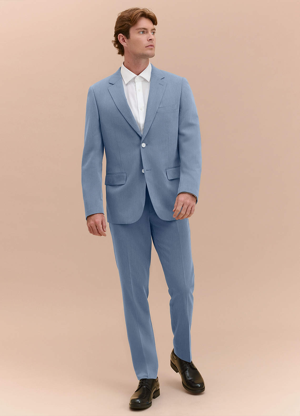 front William Dusty Blue Comfort Blend  Suit Jacket