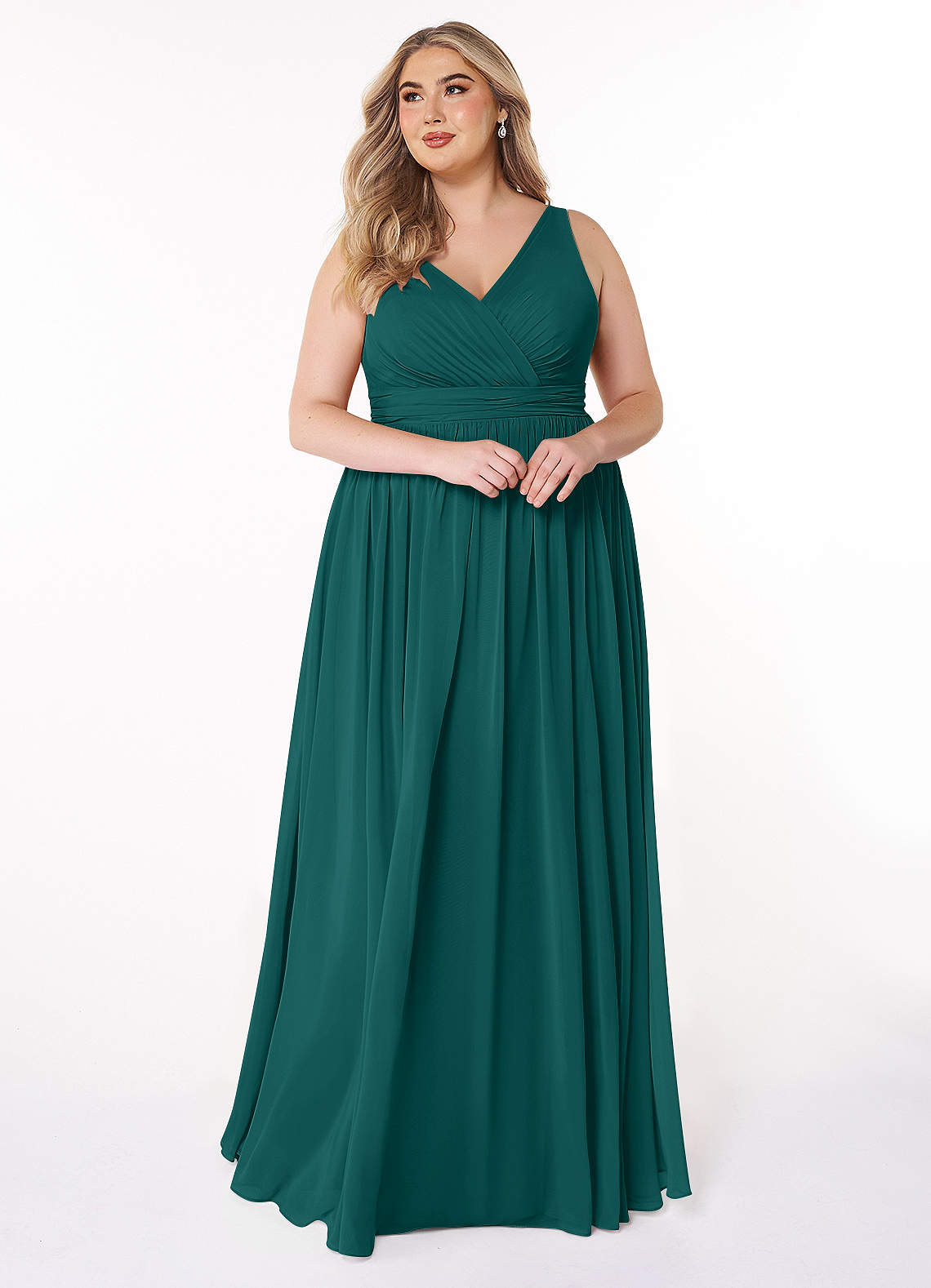 azazie peacock bridesmaid dress Azazie Kora Ready to Ship Peacock Chiffon Bridesmaid Dresses