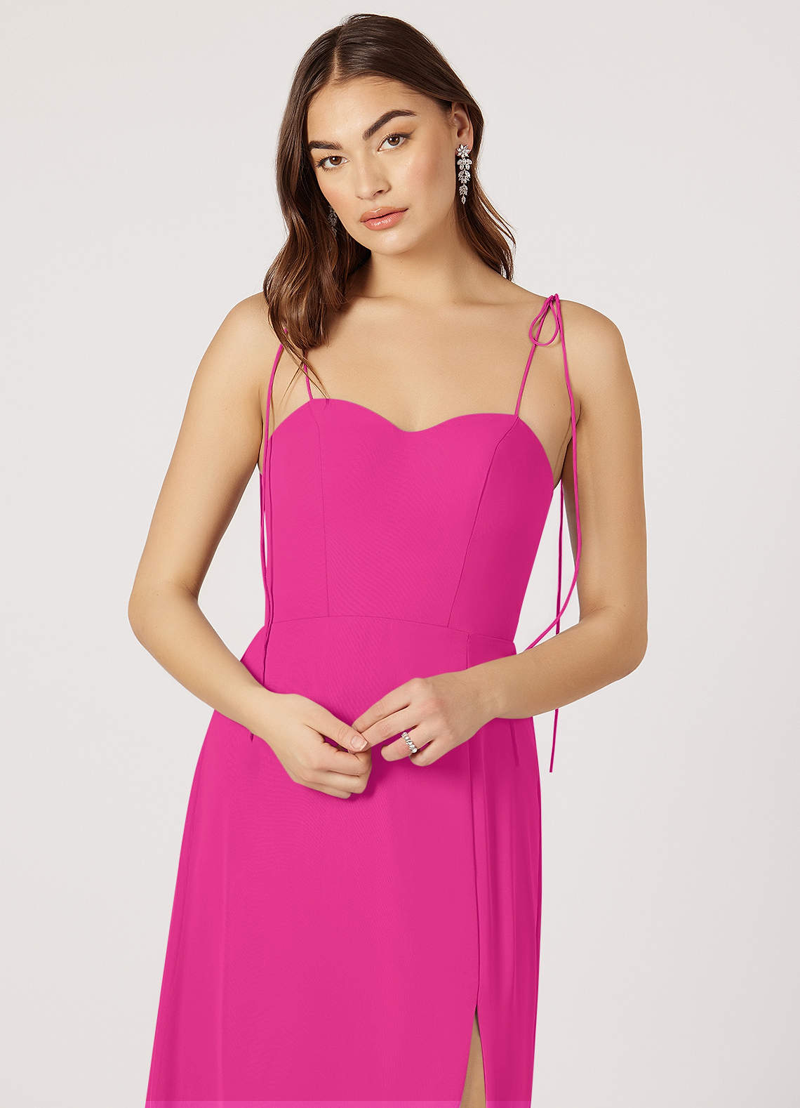 Fuschia 2024 bridesmaid dress