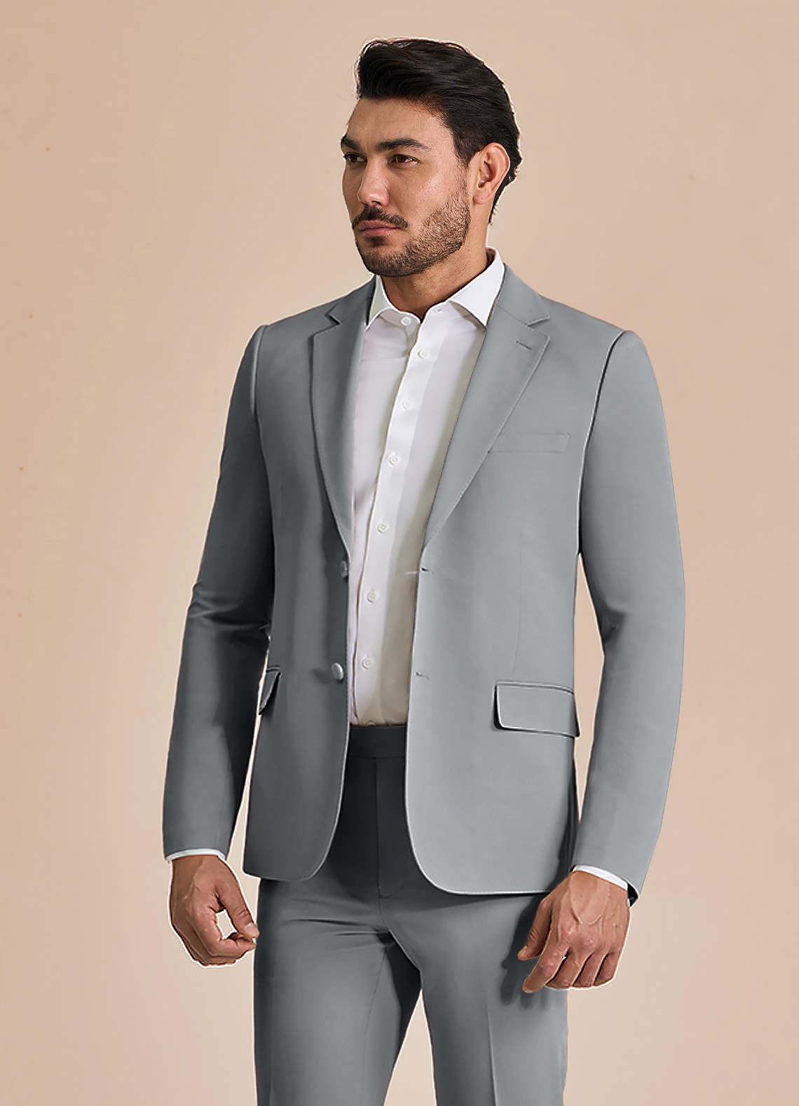 front William Grey Comfort Blend  Suit Jacket