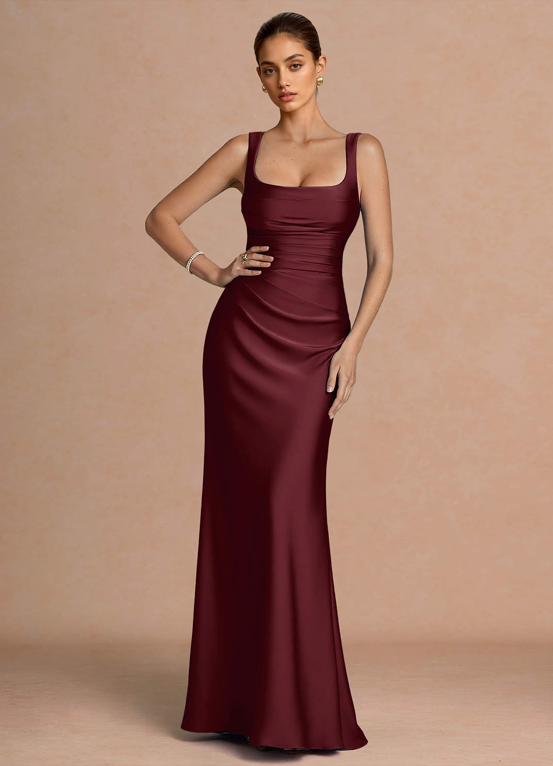 Hovira Wine Maxi Dress